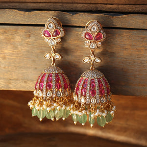 Laavanya Polki & Ruby Jhumka