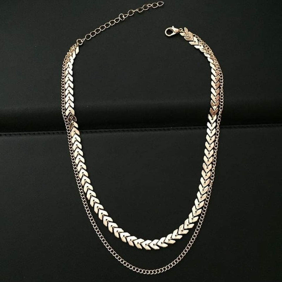 mrdoopshooop TRIPLE 2 LAYERS NECKLACE